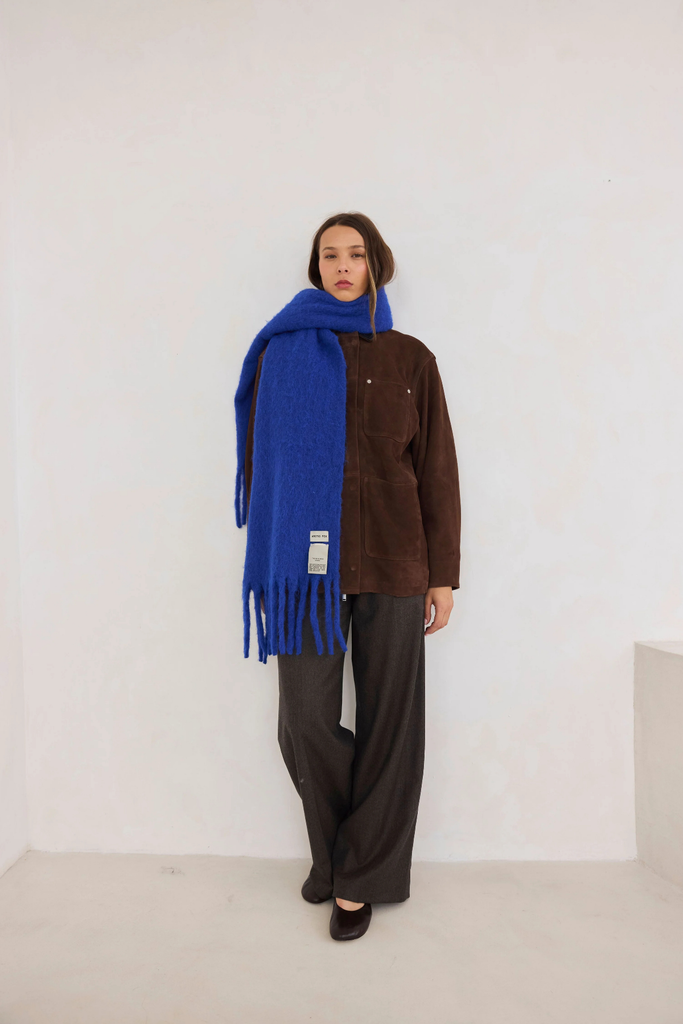 Arctic Fox Reykjavik Scarf w/ RWS Wool in Electric Blue at Parc Shop | Minneapolis, MN