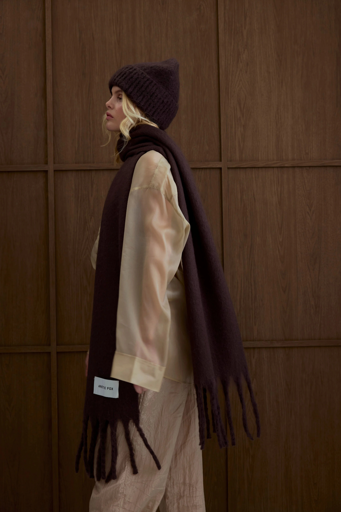 Arctic Fox Reykjavik Scarf in Ground Coffee at Parc Shop | Minneapolis, MN
