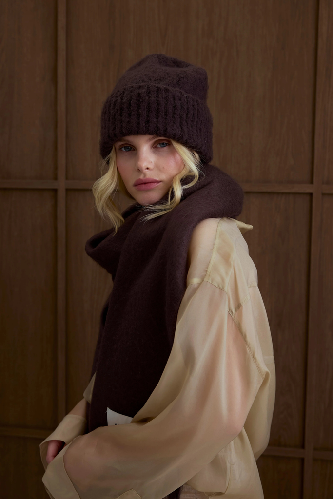 Arctic Fox Reykjavik Scarf in Ground Coffee at Parc Shop | Minneapolis, MN