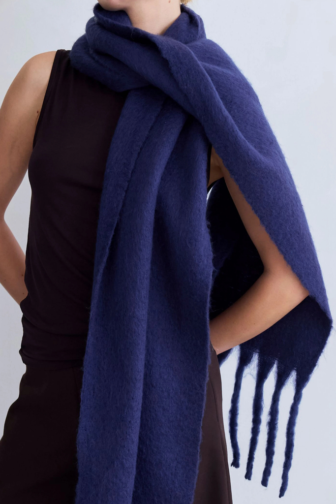 Arctic Fox Reykjavik Scarf in Midnight Blue at Parc Shop | Minneapolis, MN