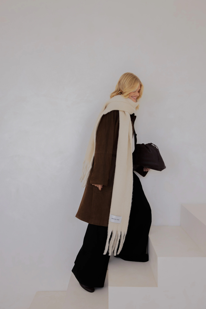 Arctic Fox Reykjavik Scarf in Pebble Beige at Parc Shop | Minneapolis, MN