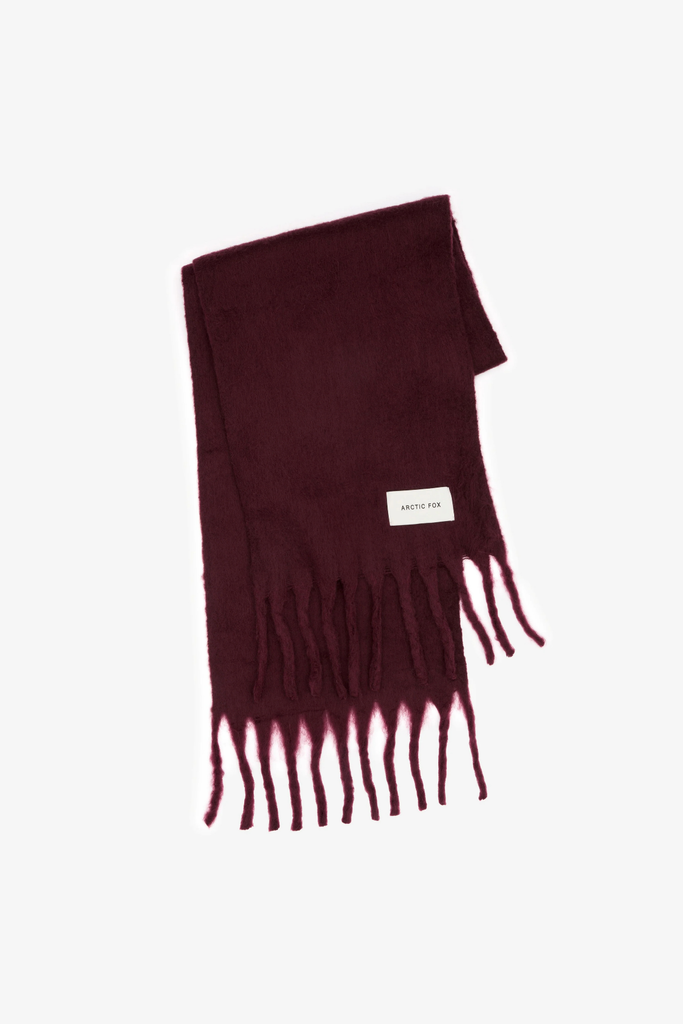 Arctic Fox Stockholm Scarf in Cherry Lacquer at Parc Shop | Minneapolis, MN