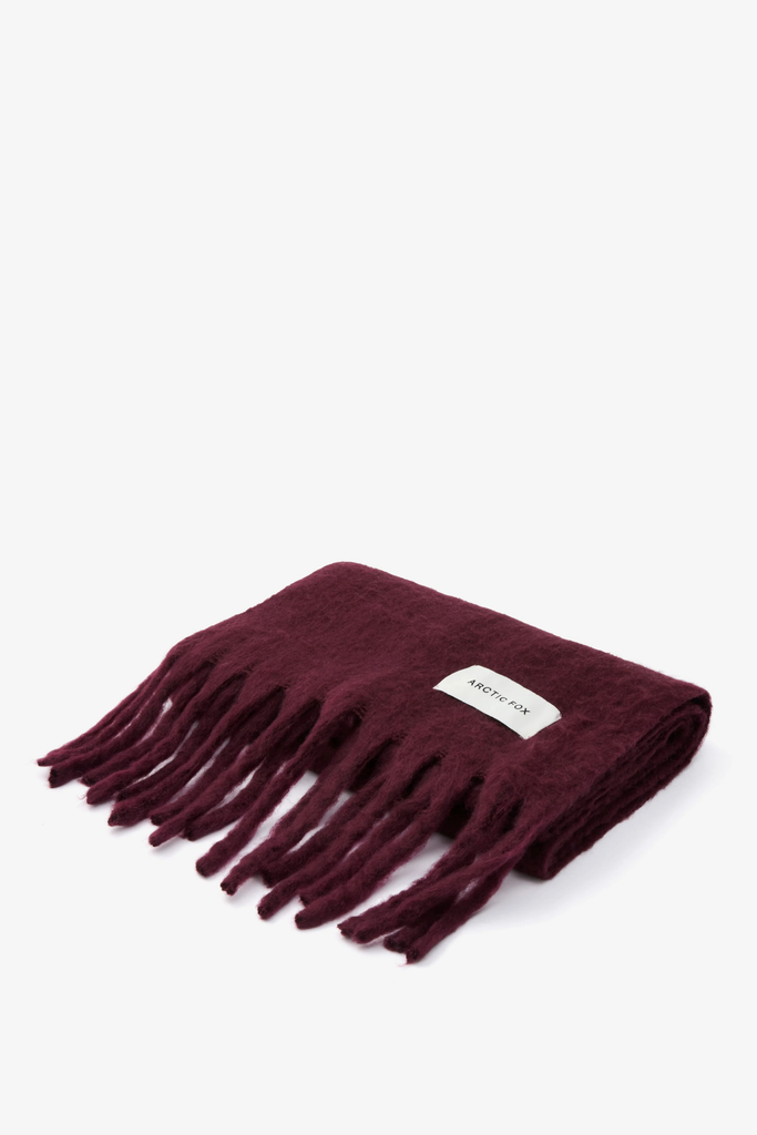 Arctic Fox Stockholm Scarf in Cherry Lacquer at Parc Shop | Minneapolis, MN
