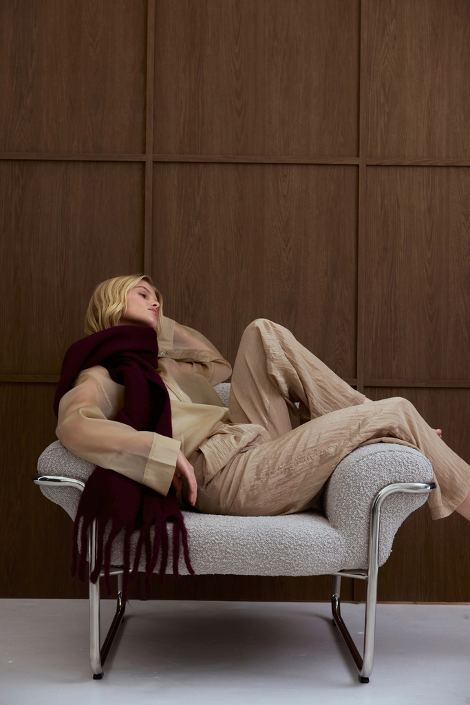 Arctic Fox Stockholm Scarf in Cherry Lacquer at Parc Shop | Minneapolis, MN