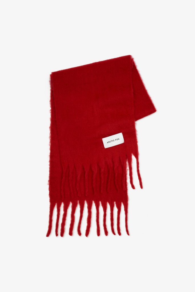 Arctic Fox Stockholm Scarf in Crimson Red at Parc Shop | Minneapolis, MN