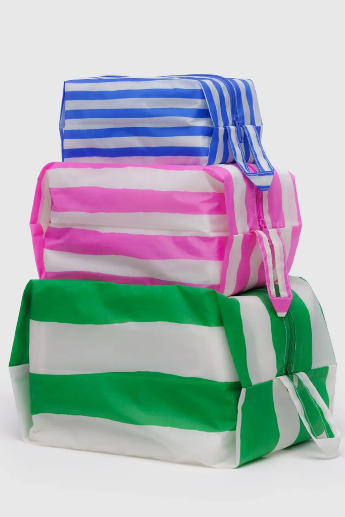 Baggu 3D Zip Set in Painted Stripe at Parc Shop | Minneapolis, MN