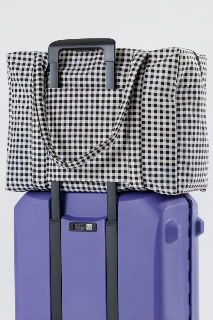 Baggu Cloud Carry-On in Black & White Gingham at Parc Shop | Minneapolis, MN