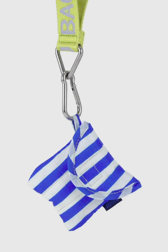 Baggu Puffy Earbuds Case in Blue Painted Stripe at Parc Shop | Minneapolis, MN