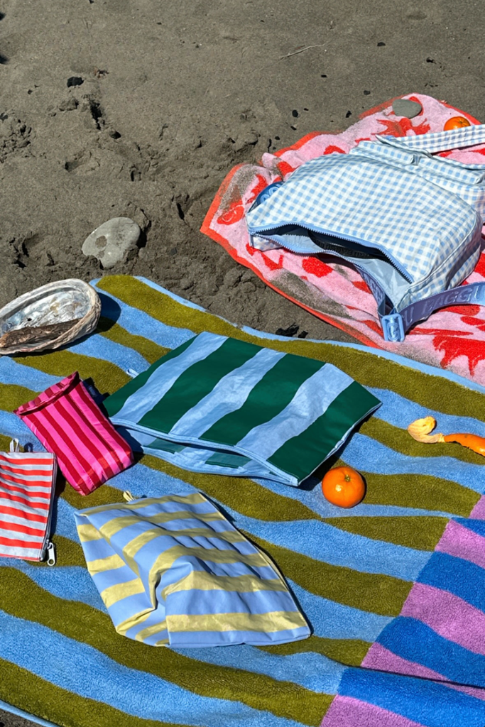 Baggu Flat Pouch Set in Painted Stripe at Parc Shop | Minneapolis, MN