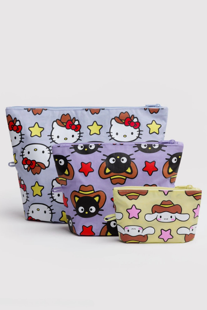Baggu Go Pouch Set in Hello Kitty & Friends Western at Parc Shop | Minneapolis, MN