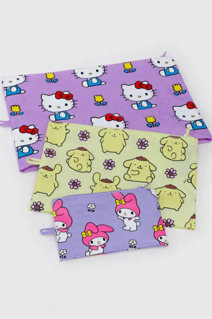 Baggu Go Pouch Set in Hello Kitty And Friends Florals at Parc Shop | Minneapolis, MN
