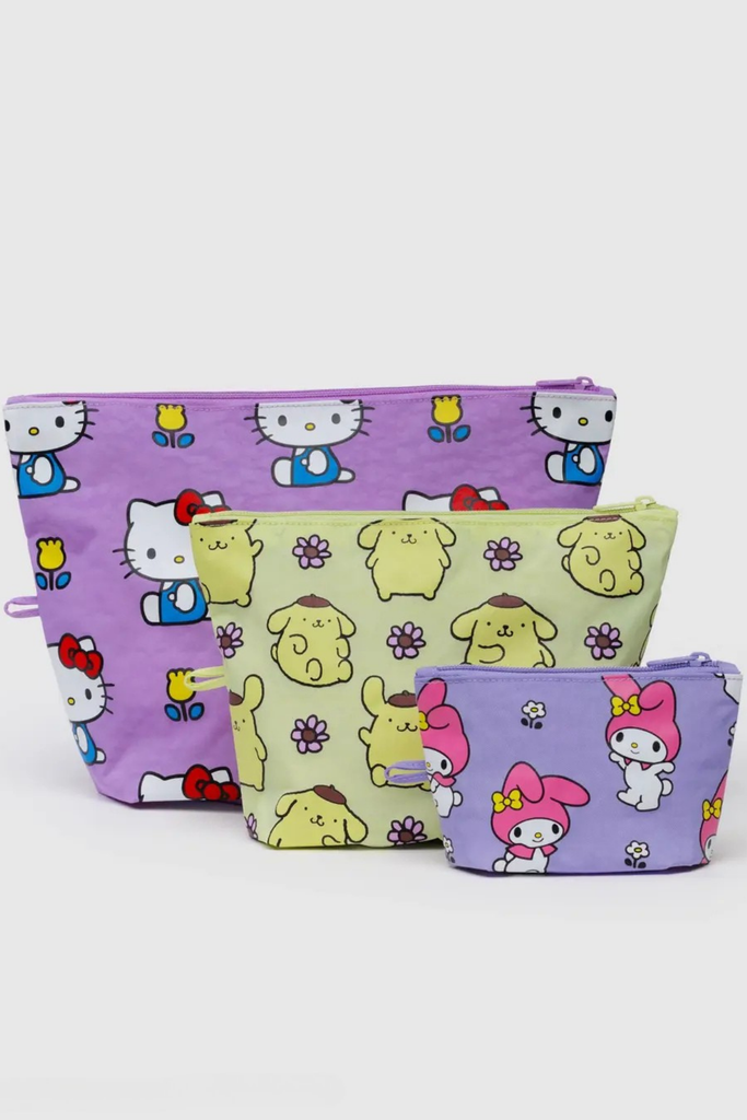 Baggu Go Pouch Set in Hello Kitty And Friends Florals at Parc Shop | Minneapolis, MN