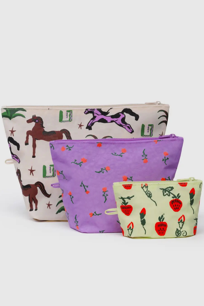 Baggu Go Pouch Set in Painted Prairie at Parc Shop | Minneapolis, MN