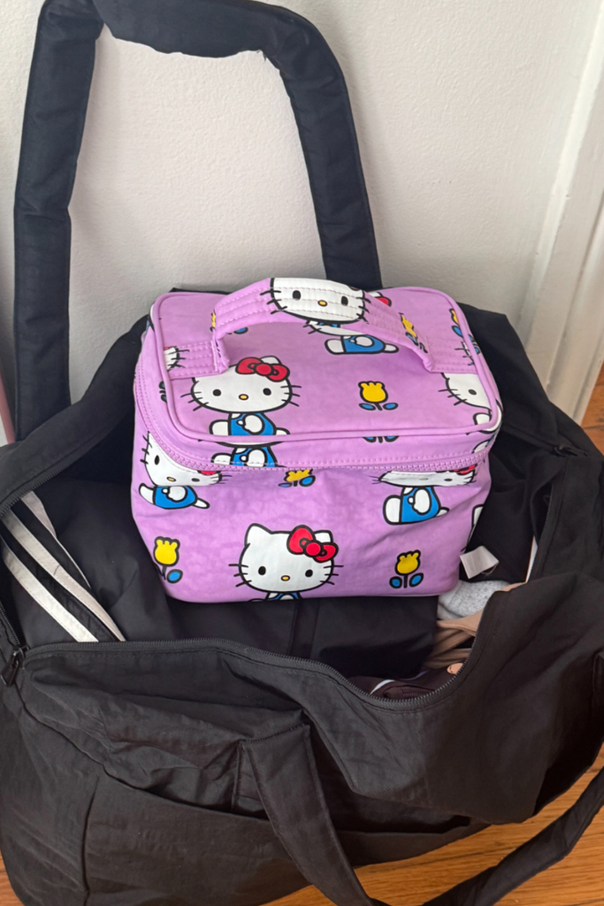 Baggu Large Cosmetic Case in Hello Kitty Pink at Parc Shop | Minneapolis, MN