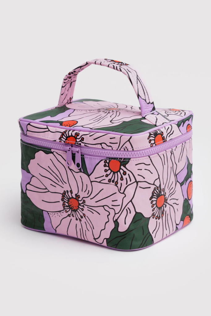 Baggu Large Cosmetic Case in Pink Poppy at Parc Shop | Minneapolis, MN
