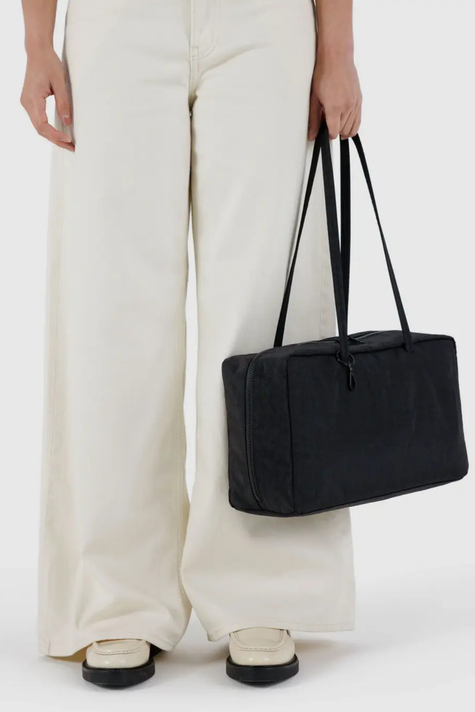 Baggu Medium Nylon Bowler Bag in Black at Parc Shop | Minneapolis, MN