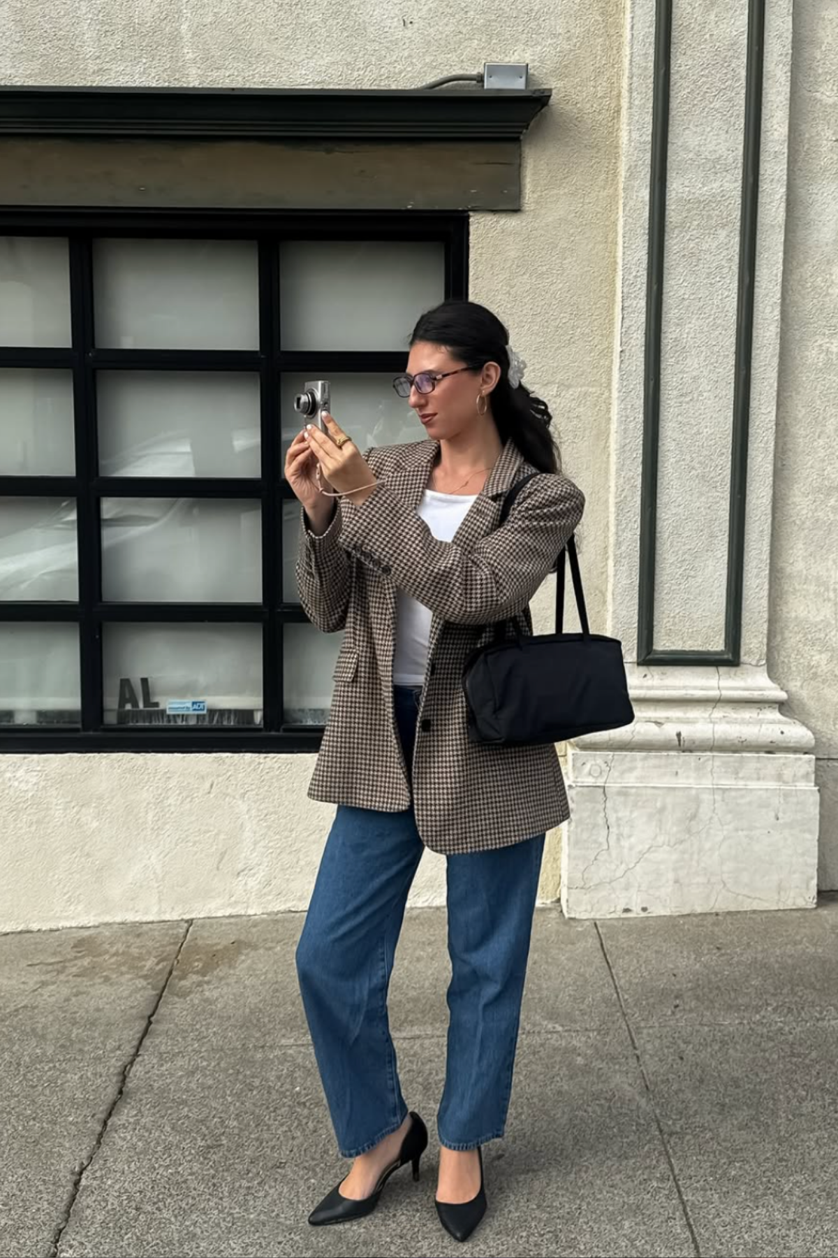 BAGGU Nylon Bowler Bag ブラック Nylon Bowler Bag Black - Baggu