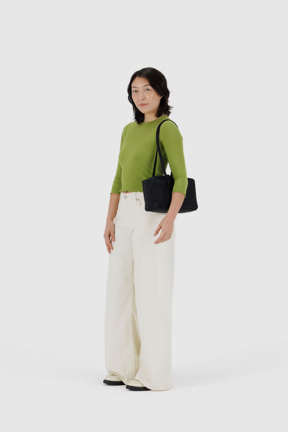 BAGGU Nylon Bowler Bag ブラック Baggu Nylon Bowler Bag in Black at Parc Shop | Minneapolis, MN