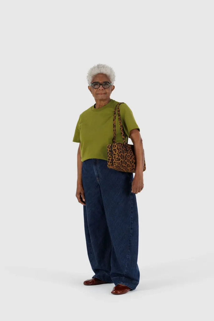 Baggu Nylon Bowler Bag in Leopard at Parc Shop | Minneapolis, MN