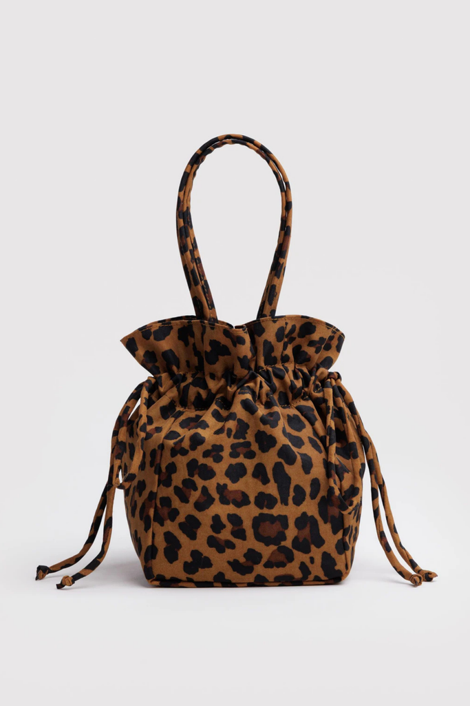 Baggu Nylon Drawstring Bag in Leopard at Parc Shop | Minneapolis, MN
