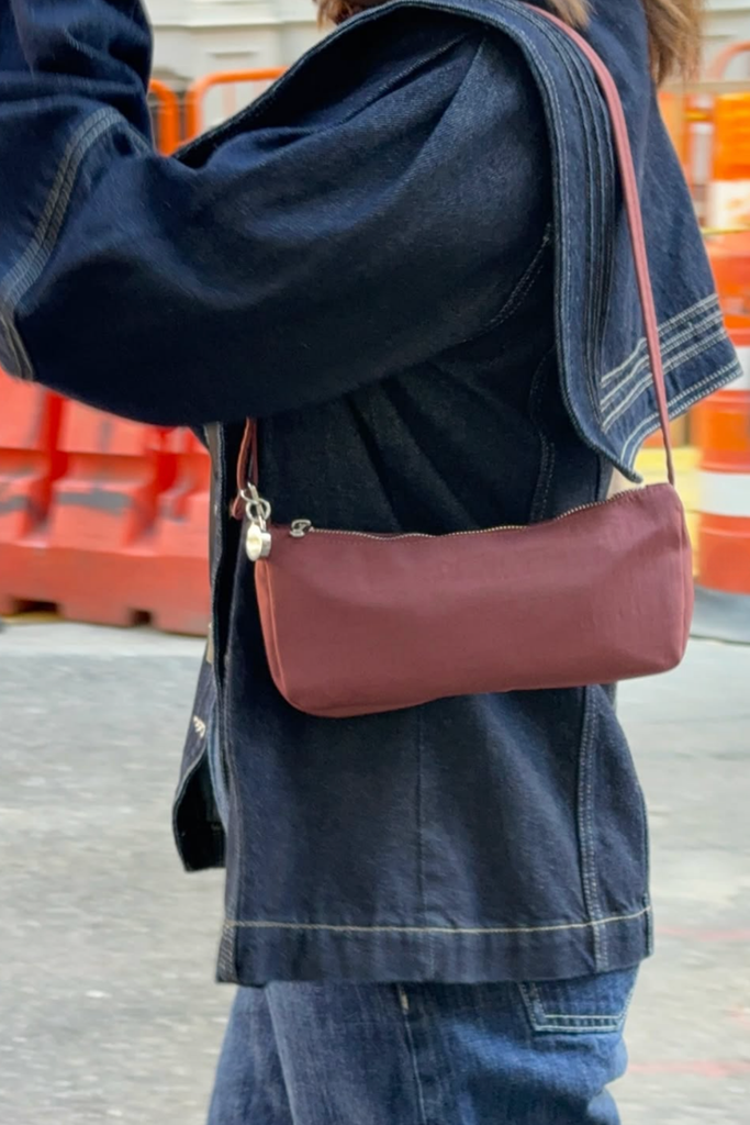 Baggu Nylon Pochette in Mahogany at Parc Shop | Minneapolis, MN