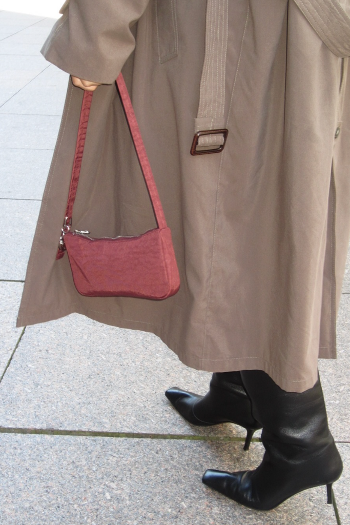 Baggu Nylon Pochette in Mahogany at Parc Shop | Minneapolis, MN