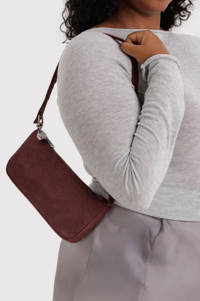 Baggu Nylon Pochette in Mahogany at Parc Shop | Minneapolis, MN