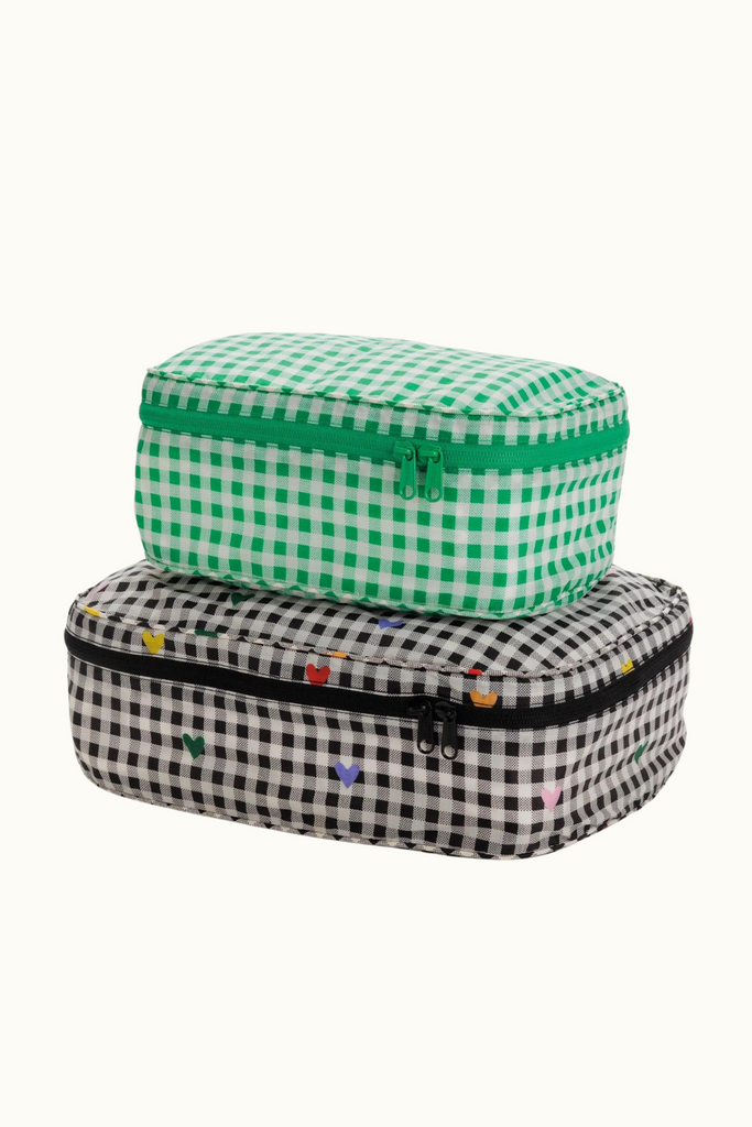 Baggu Packing Cube Set in Gingham at Parc Shop