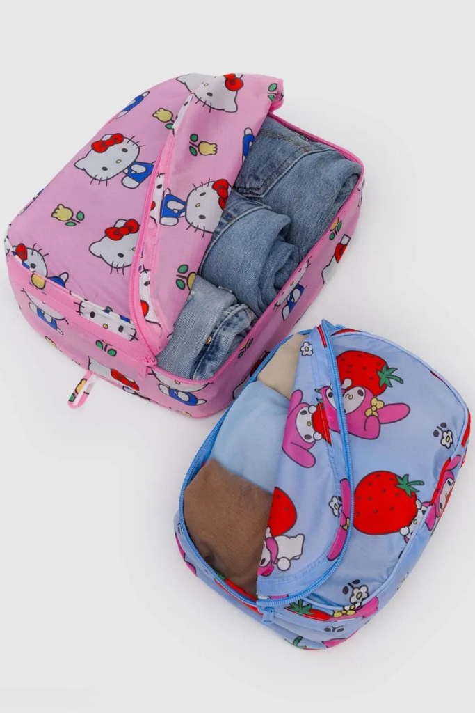 Baggu Packing Cube Set in Hello Kitty & Friends Florals at Parc Shop | Minneapolis, MN