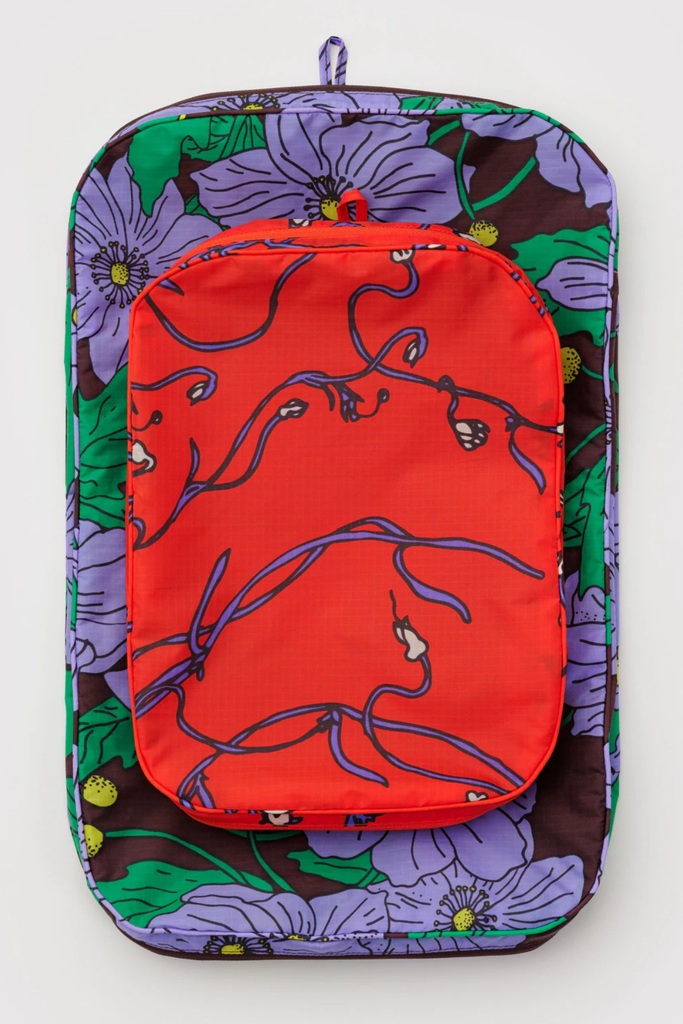 Baggu Large Packing Cube Set in Poppy Mix at Parc Shop | Minneapolis, MN