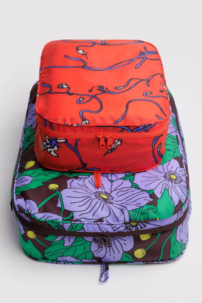 Baggu Large Packing Cube Set in Poppy Mix at Parc Shop | Minneapolis, MN