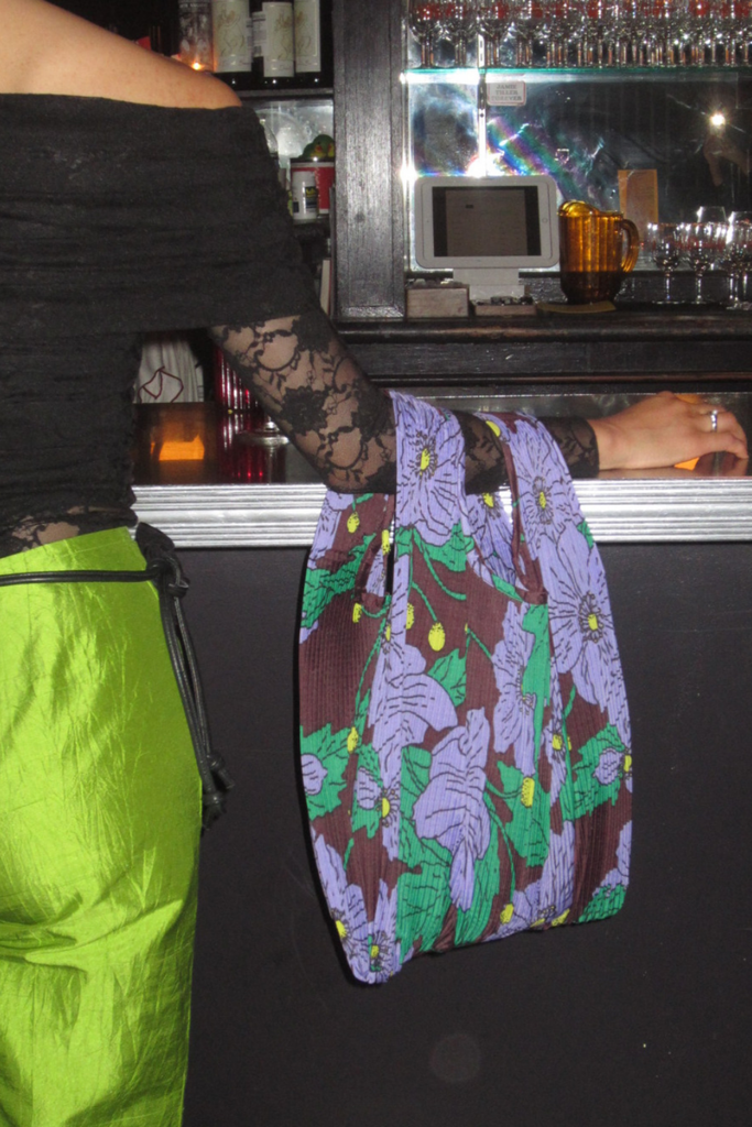 Pleated Baggu in Maroon Poppy at Parc Shop | Minneapolis, MN