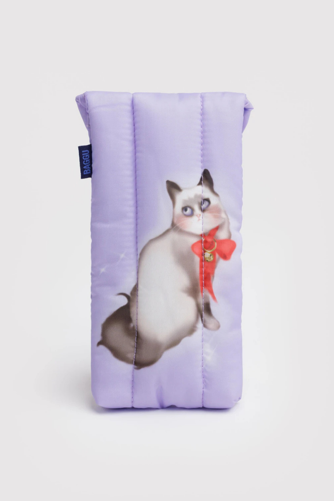 Baggu Puffy Glasses Sleeve in Fancy Cats at Parc Shop | Minneapolis, MN