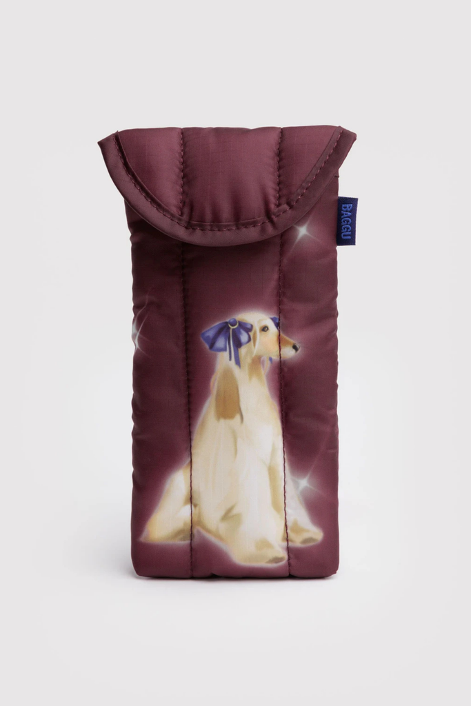 Baggu Puffy Glasses Sleeve in Fancy Dogs at Parc Shop | Minneapolis, MN
