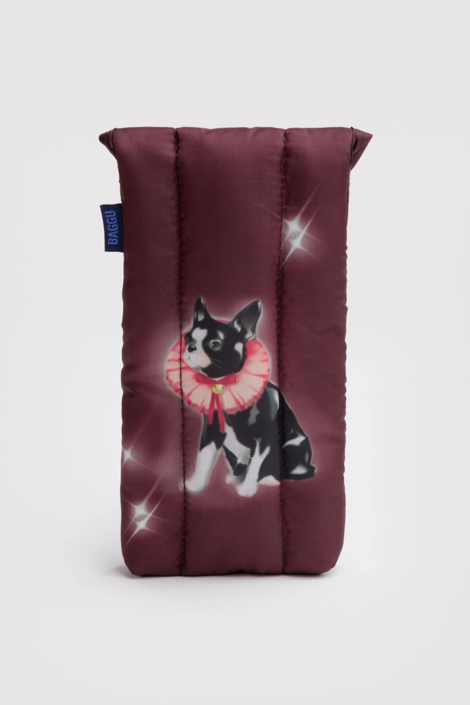 Baggu Puffy Glasses Sleeve in Fancy Dogs at Parc Shop | Minneapolis, MN