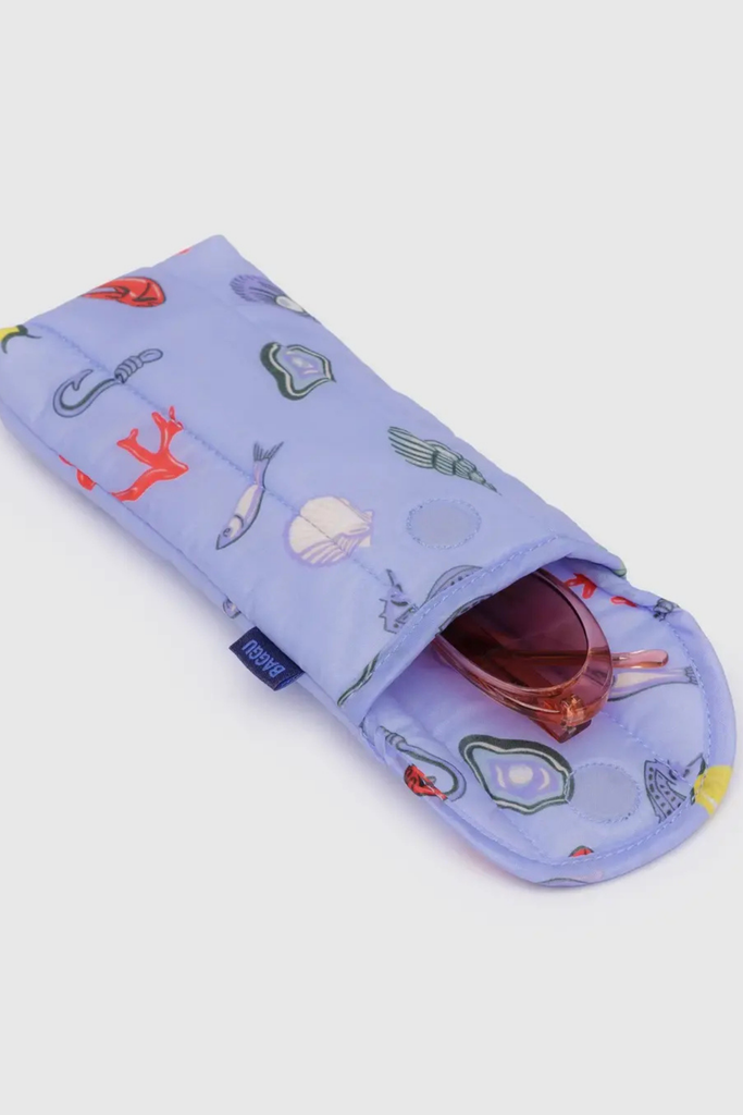 Baggu Puffy Glasses Sleeve in Sea Charms at Parc Shop | Minneapolis, MN