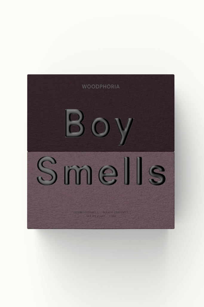 Boy Smells Woodphoria Hero Candle at Parc Shop | Minneapolis, MN