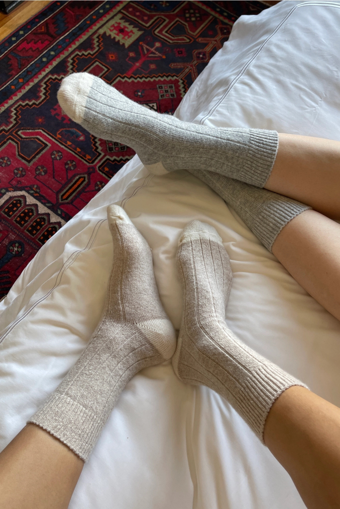 Le Bon Shoppe - Classic Cashmere Socks - Fawn - Parc Shop