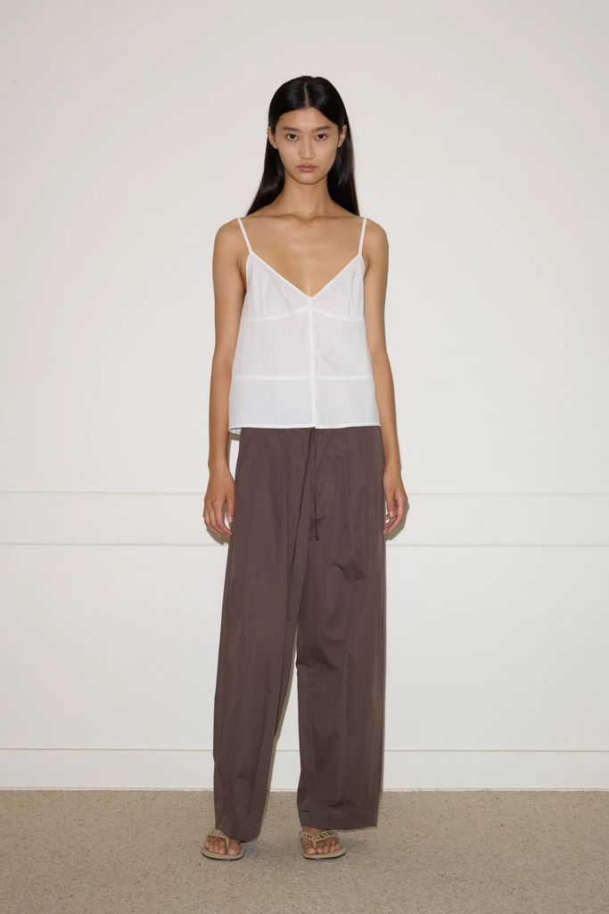 Deiji Studios Seam Top in White at Parc Shop |Minneapolis, MN