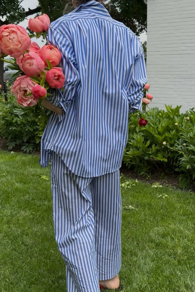 Donni The Pop Shirt in Azure at Parc Shop | Minneapolis, MN