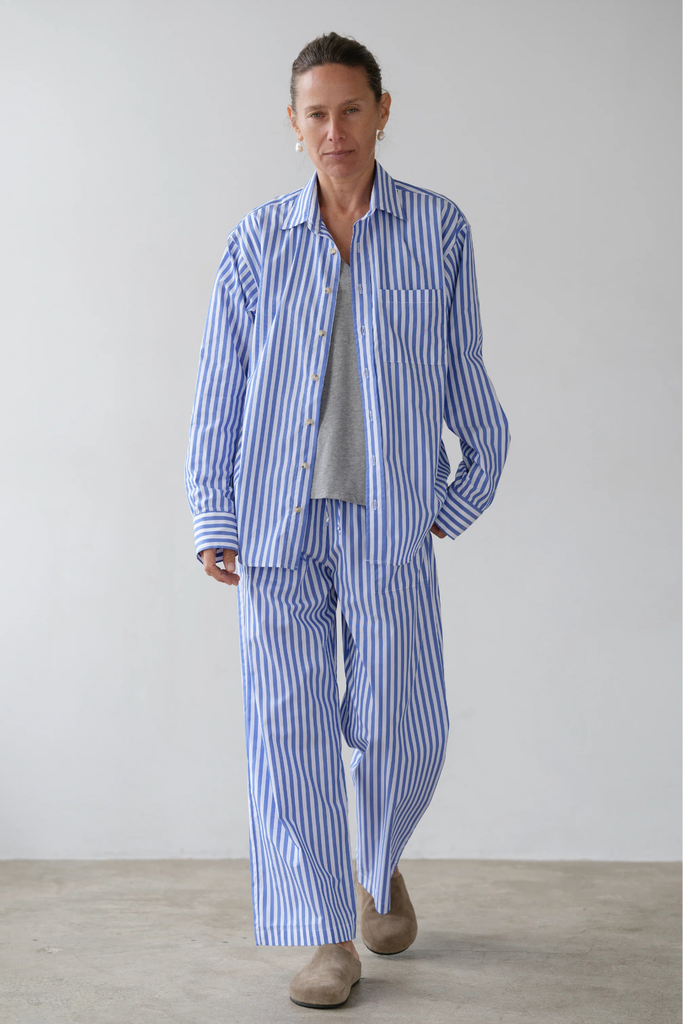 Donni The Pop Shirt in Azure at Parc Shop | Minneapolis, MN