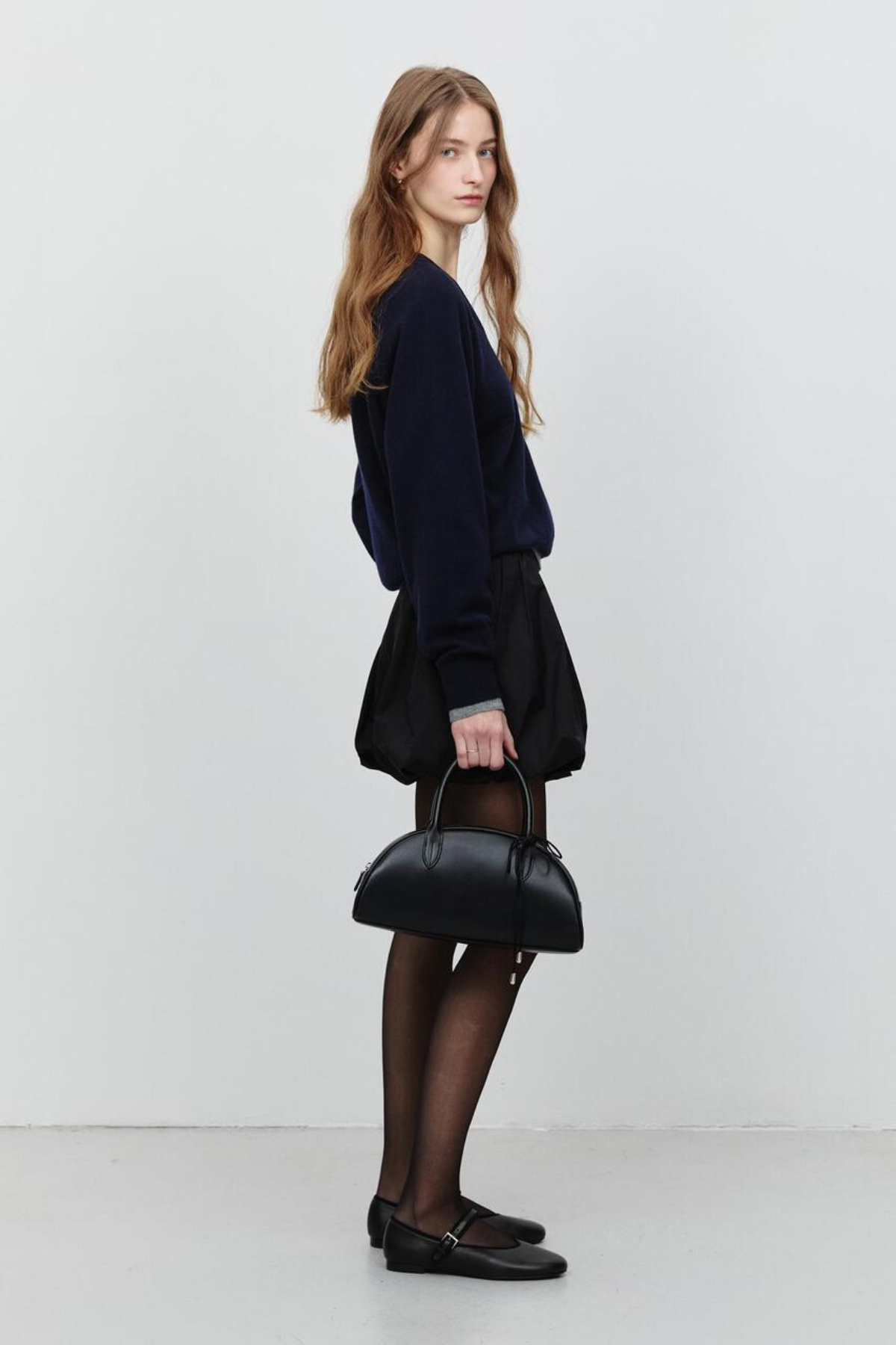 【OVERDUEFLAIR】balloon micro mini skirt_black BALLOON MICRO MINI SKIRT_BLACK - overdueflair