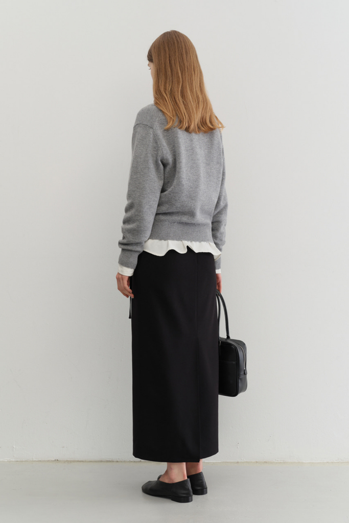 Dunst Maxi Wrap Skirt in Black at Parc Shop | Minneapolis, MN