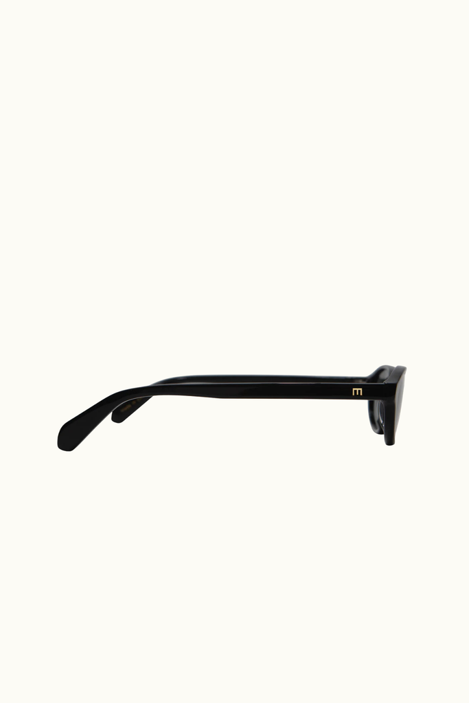 Elisa Johnson Dakota Sunglasses in Gloss Black at Parc Shop | Minnepaolis, MN