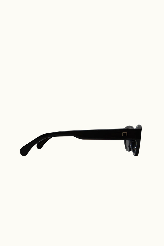 Elisa Johnson Dani Sunglasses in Gloss Black at Parc Shop | Minneapolis, MN