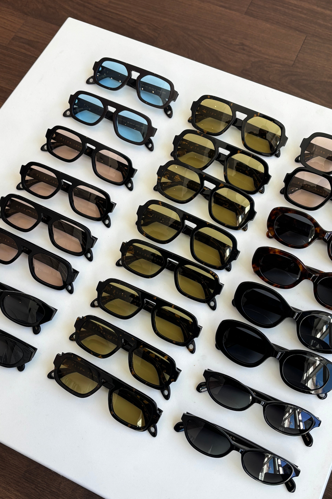 Elisa Johnson Jane Sunglasses in Gloss Black at Parc Shop | Minneapolis, MN