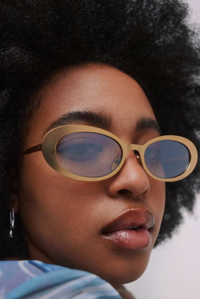 Elisa Johnson Lyric Leigh Sunglasses in Gradient Brown at Parc Shop | Minneapolis, MN