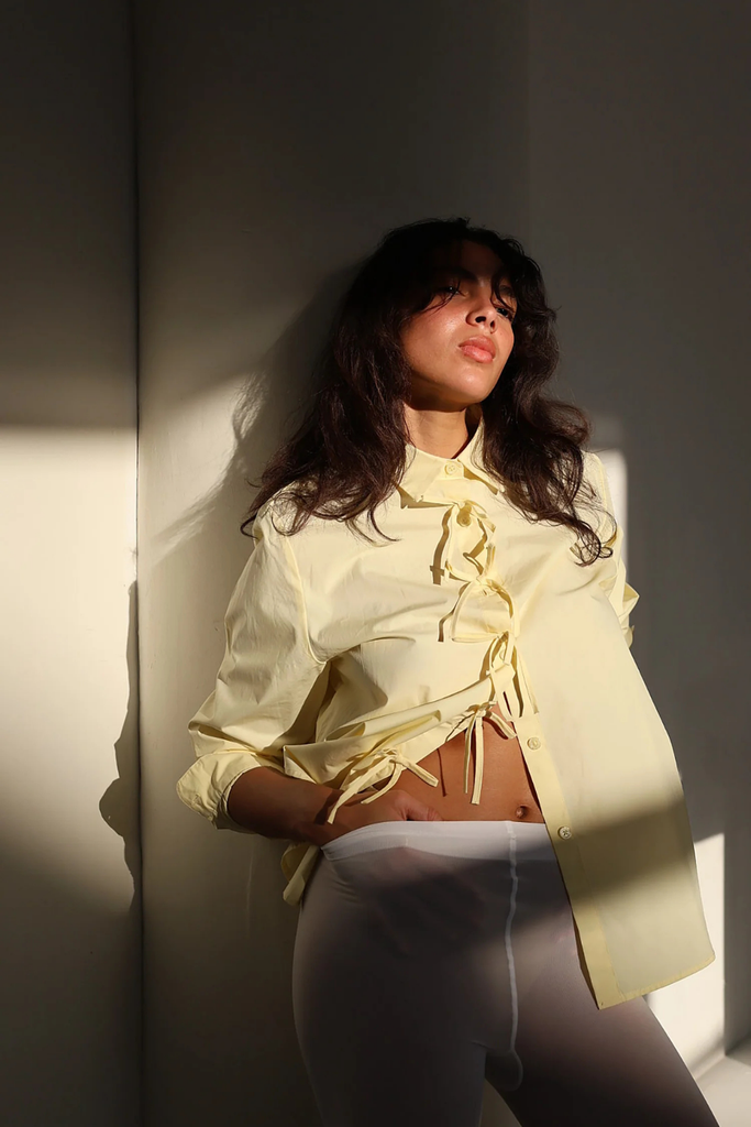 Find Me Now Genevieve Button Down in Butter at Parc Shop | Minneapolis, MN