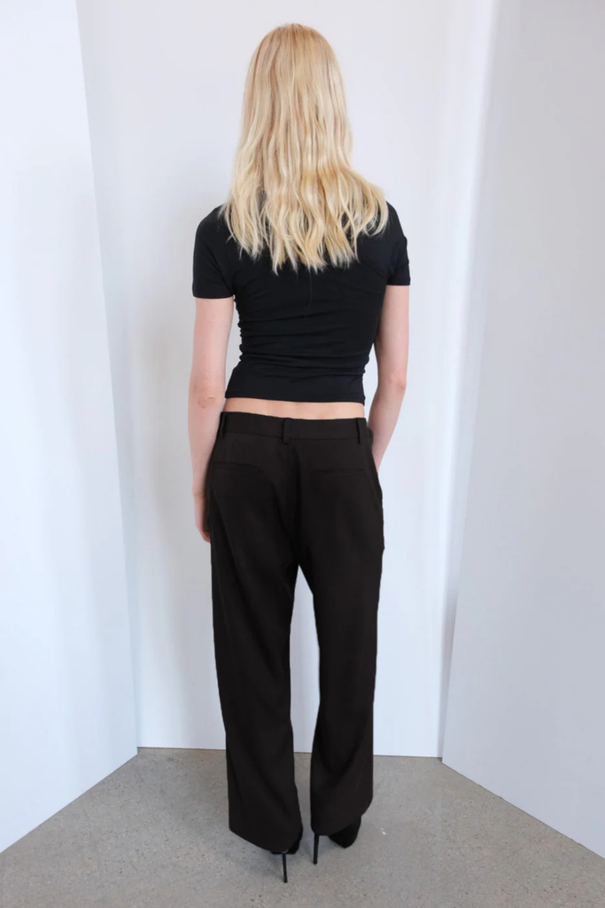 Geel Andy Low Rise Trouser at Parc Shop