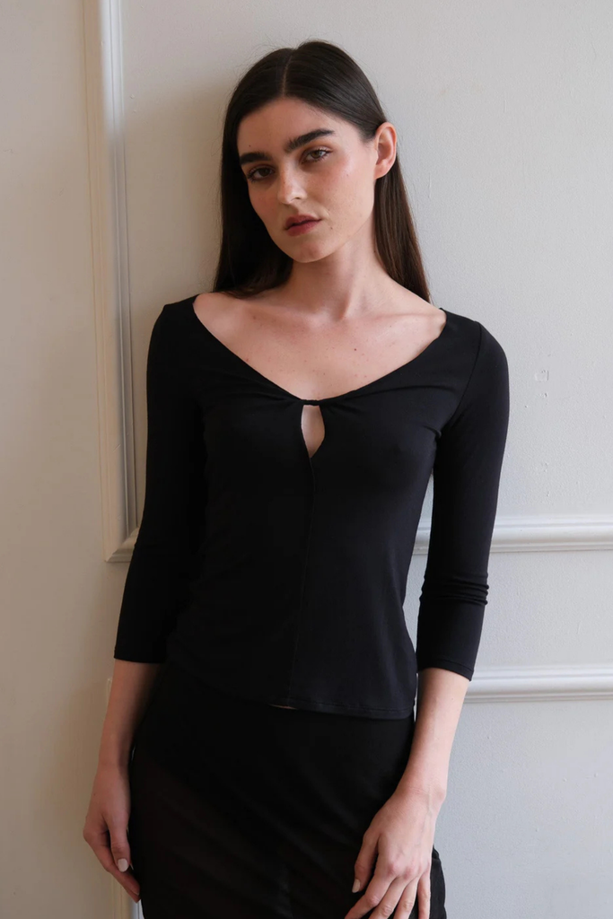 Geel Mason Top in Black at Parc Shop | Minneapolis, MN